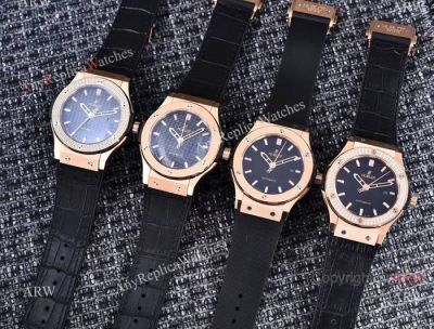 Newest Replica Hublot Classic Fusion Watches Rose Gold 42mm